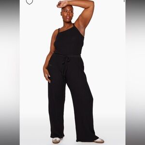 Set Active Lounge Cami Jumpsuit Waffle Knit